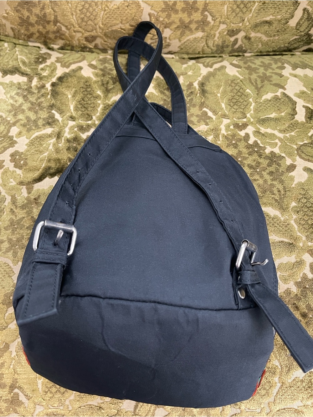 RARE Jean Paul Gaultier Multicolor Velvet Lettering Mini Backpack - Picture 9 of 11